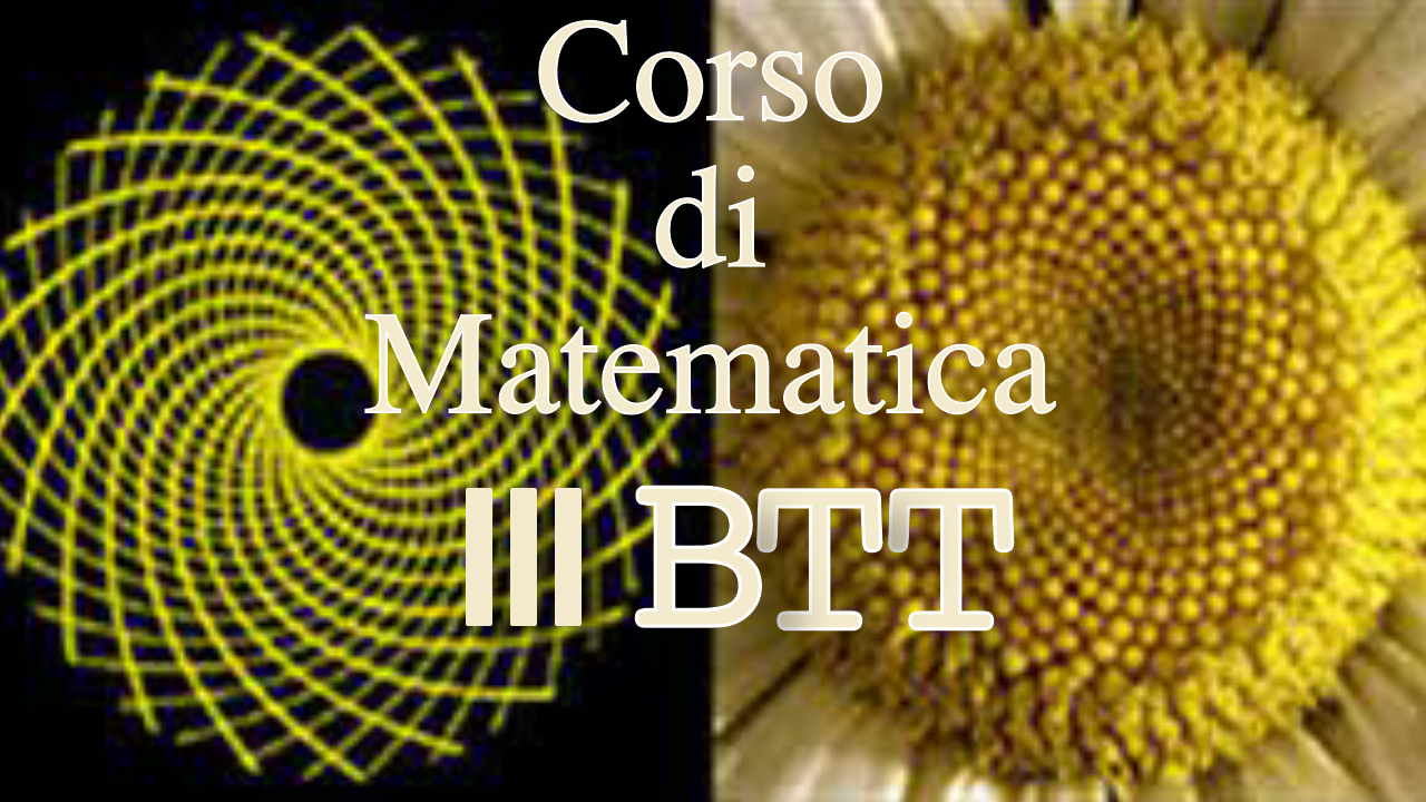 Corso di Matematica della III BTT A.S. 22-23
